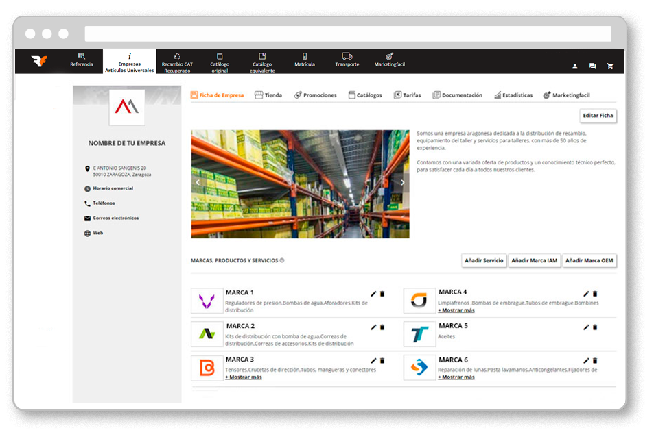 Catálogos y Promociones